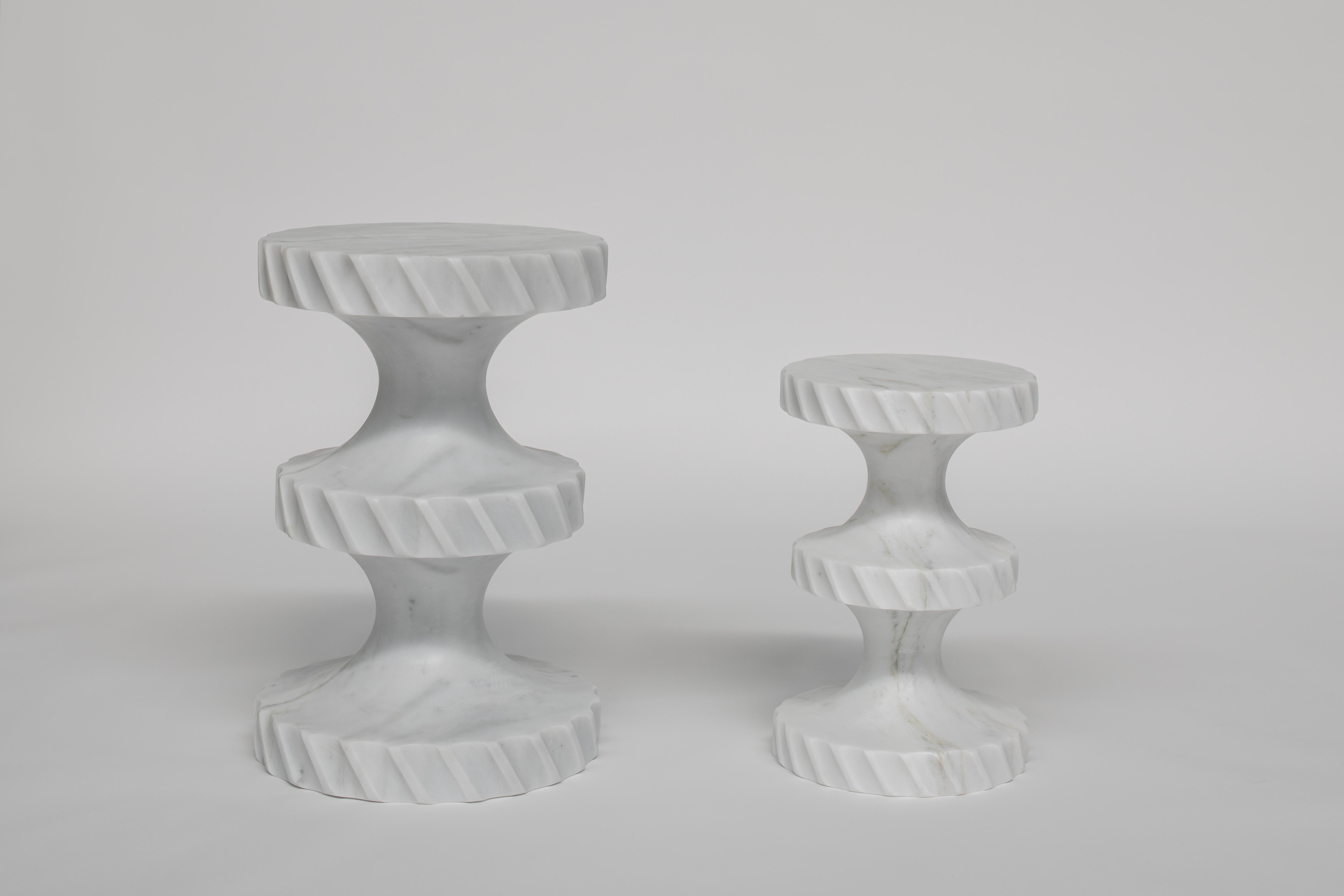 Contemporary Marble Bishopos by India Mahdavi For Sale