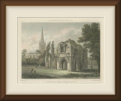 Bishop's Garden Ruins, Norwich, Gothic Antiquities, after Hodgson, circa 1830