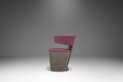 Sedia "Bison" in mohair di Simon Pengelly per Allermuir, Regno Unito, c.C. 2010