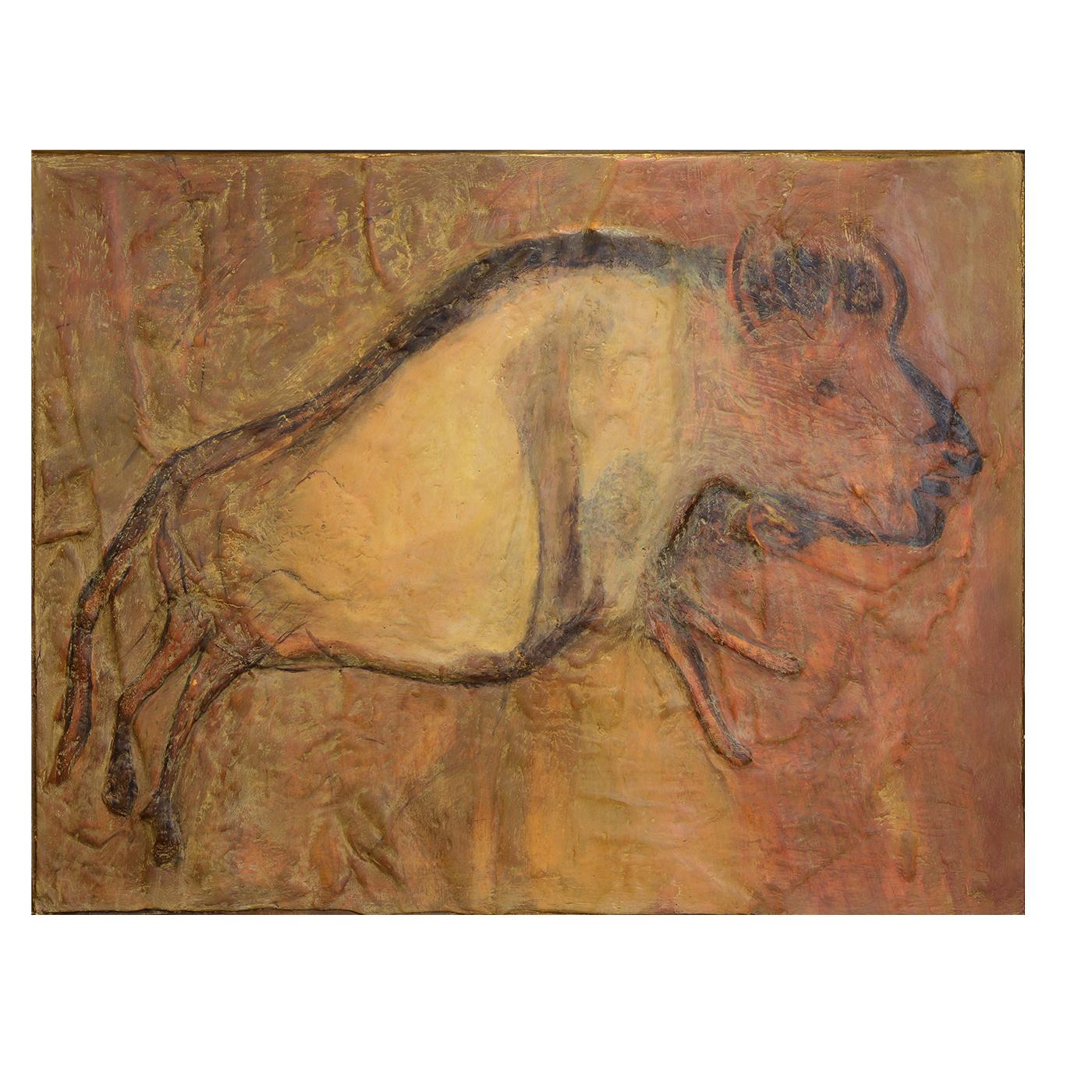 Italian Bisonte Painting by Lola Vitelli
