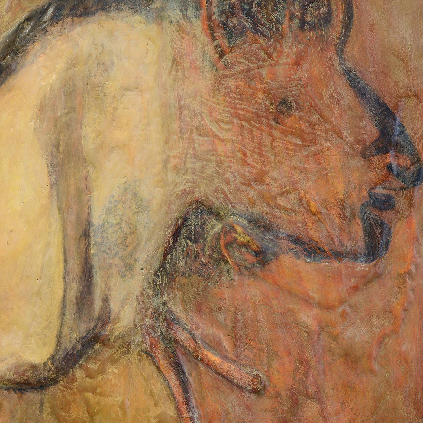 Contemporary Bisonte Painting by Lola Vitelli