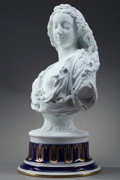 Bisque Bust, "Allegory of Spring", by Charles-Auguste Arnaud and Henri Ardant