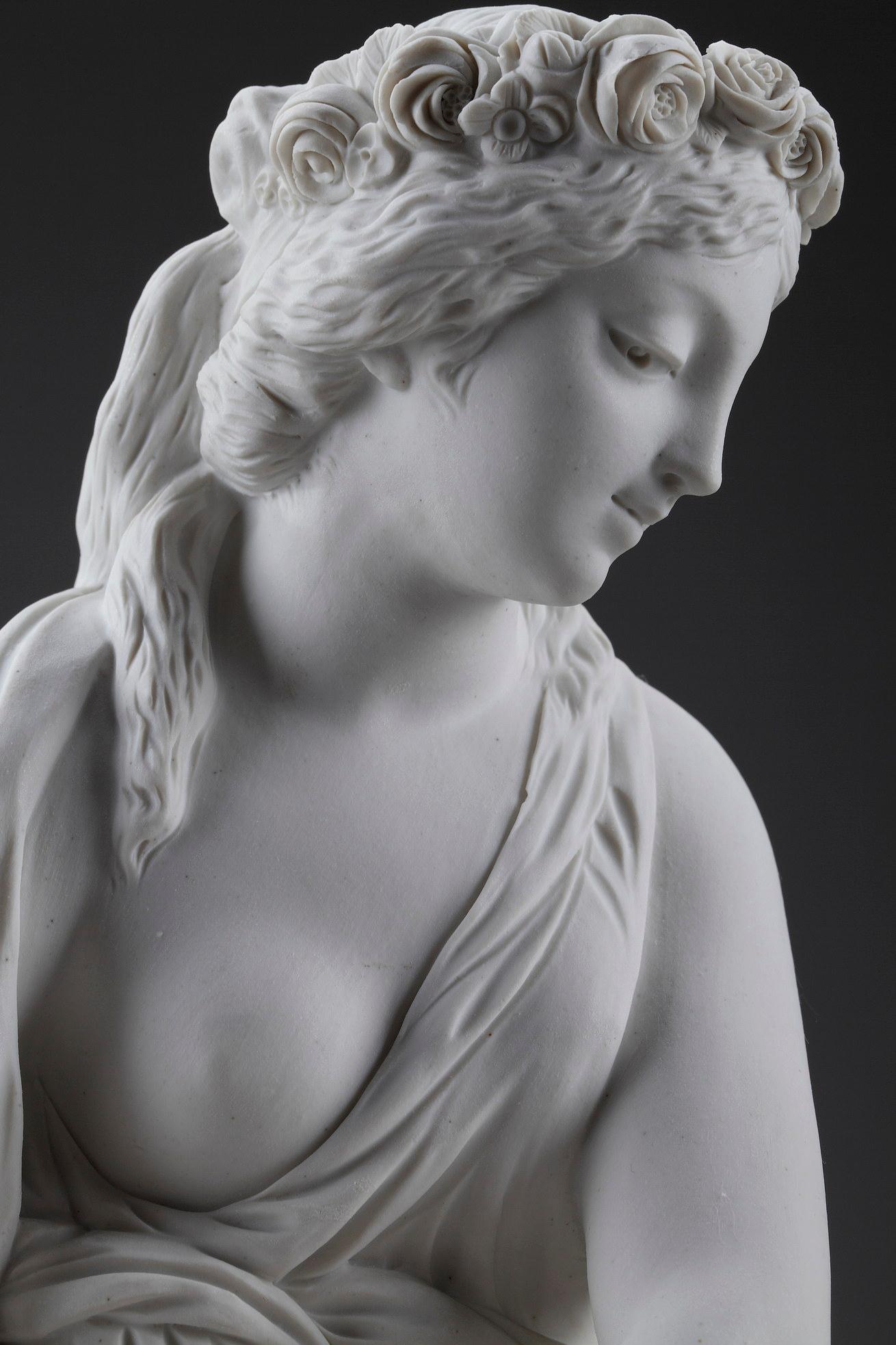 Bisque « Cupid Disarmed by a Vestal » d'après Louis-Simon Boizot en vente 4