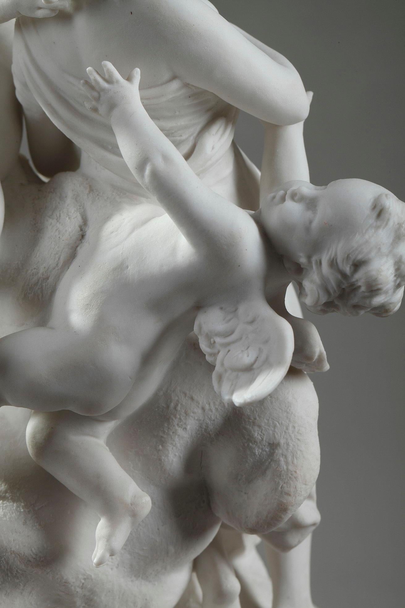 Bisque Figurine, La Rose Enflammée after Boizot by Sevres 2