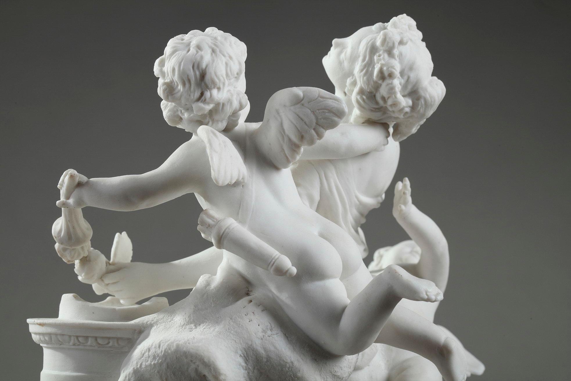 Bisque Figurine, La Rose Enflammée after Boizot by Sevres 7