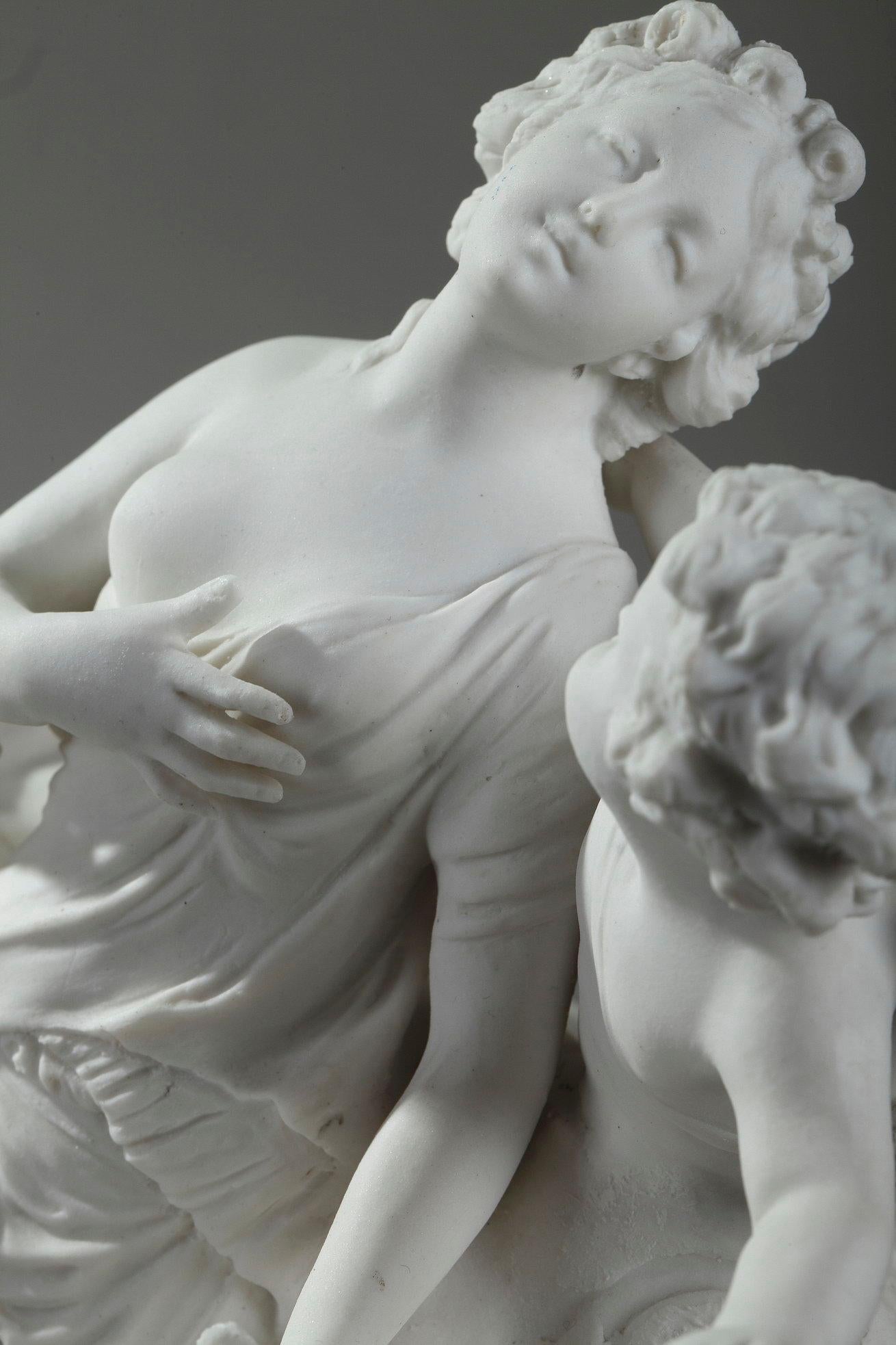 Bisque Figurine, La Rose Enflammée after Boizot by Sevres 8