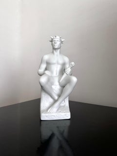 Bisque Leo Statue By Pia Langelund For Royal Copenhagen