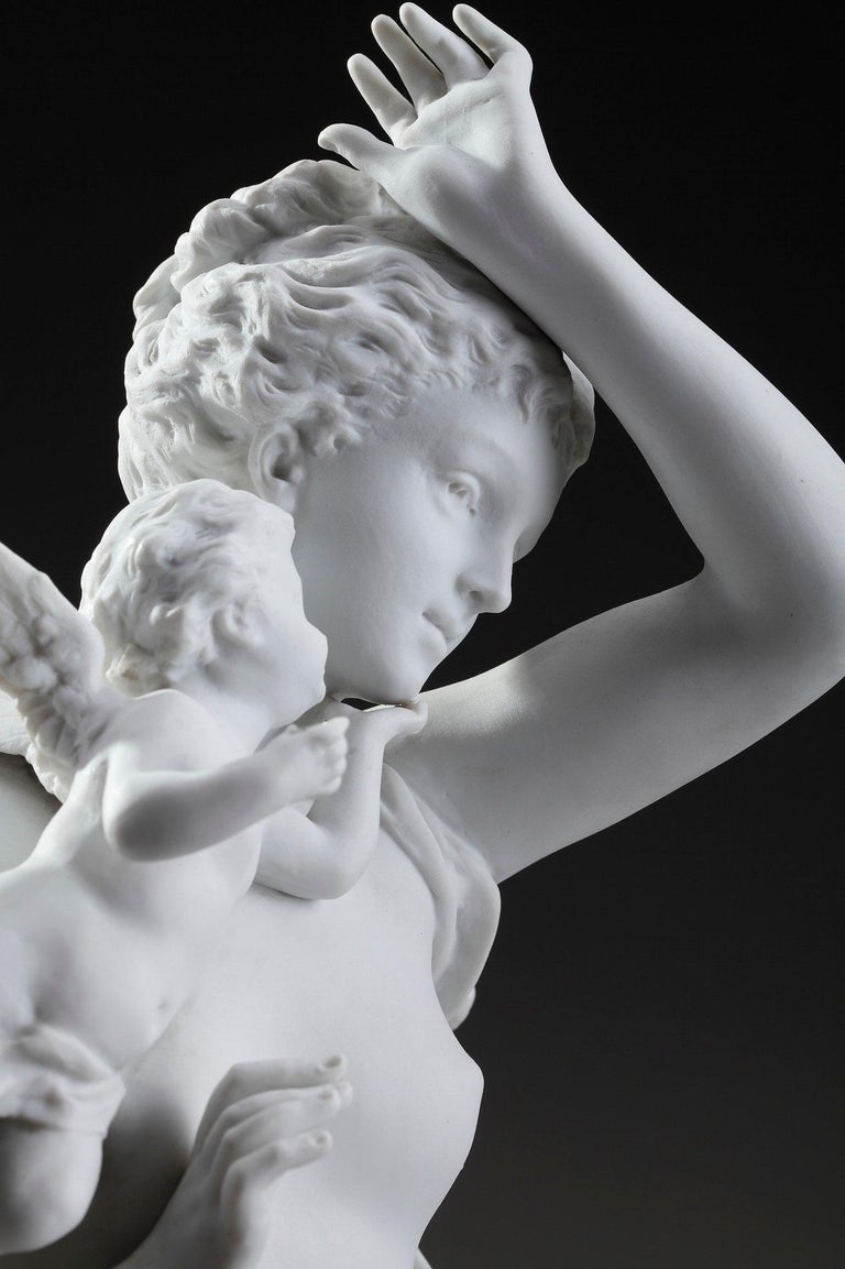 Bisque Porcelain Figurine Venus with Cupids by Ernest Rancoulet at 1stDibs