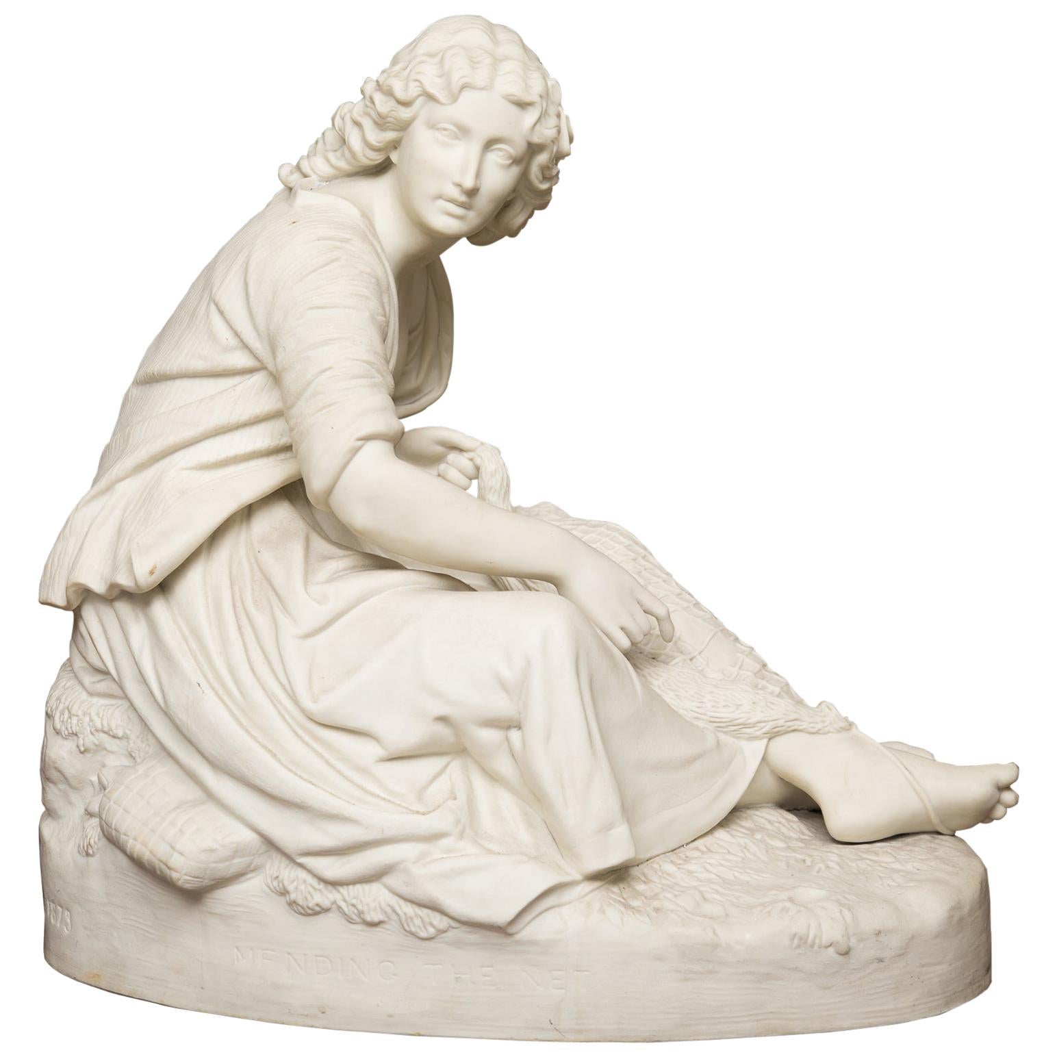 Bisque Sculptor by Edward William Wyon For Sale