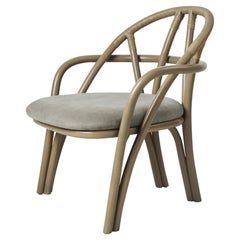 Sedia da salotto 'Bistra' in rattan tinto Oliver di AMDL Circle per Gubi