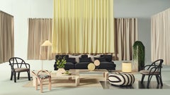 Tabouret 'Bistra' en rotin laqué Nature par AMDL Circle pour Gubi