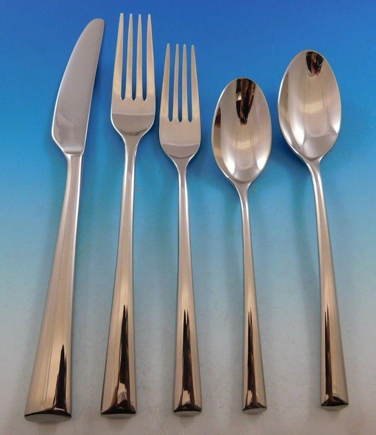 Bistro Cafe by Dansk Stainless Steel Flatware Set Service for 8 New 43