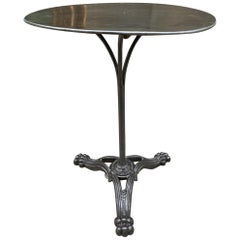 Antique Bistro or Café Table, Early 1900s, France