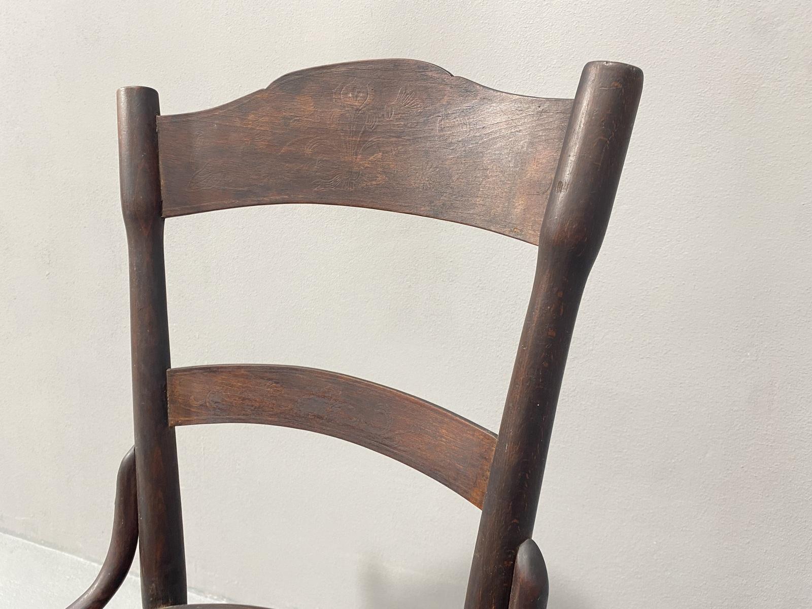 Bistrostuhl THONET, Tschechoslowakei, 1930 im Zustand „Gut“ im Angebot in Prague 8, CZ