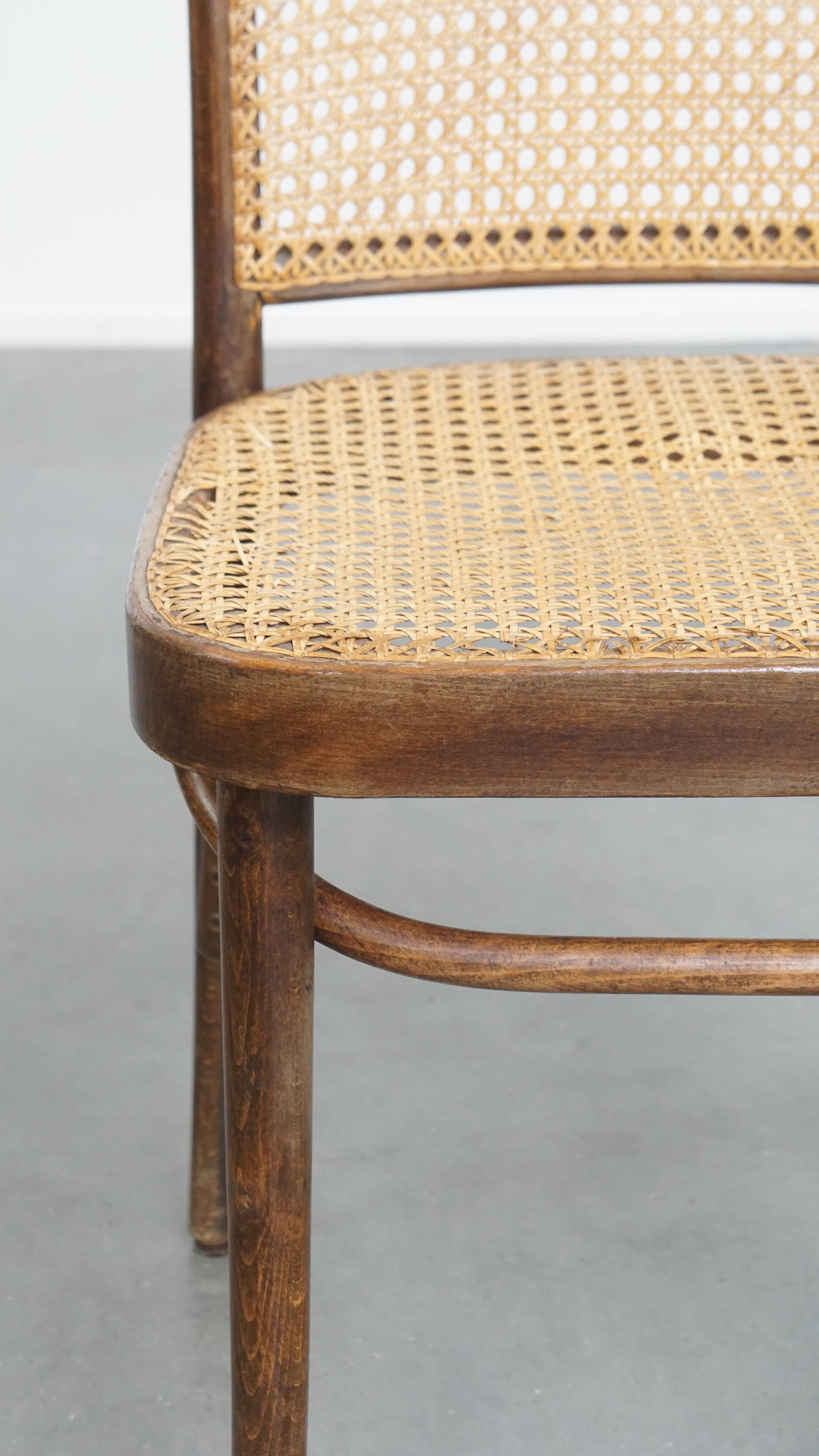 Bistro Chair with Wooden Frame For Sale 1