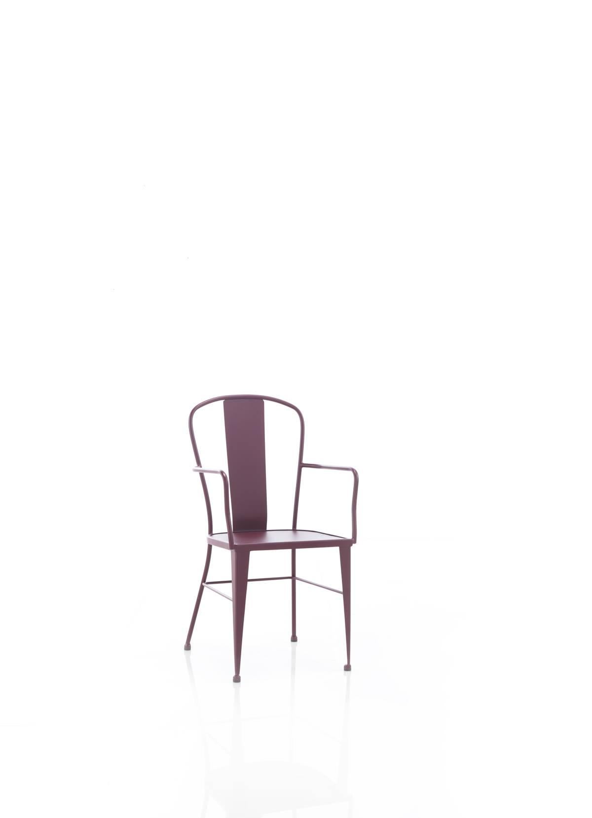 Sillas Bistro de Jardín en Colores Hierro Forjado con Asiento de Madera Opcional Siglo XXI y contemporáneo en venta