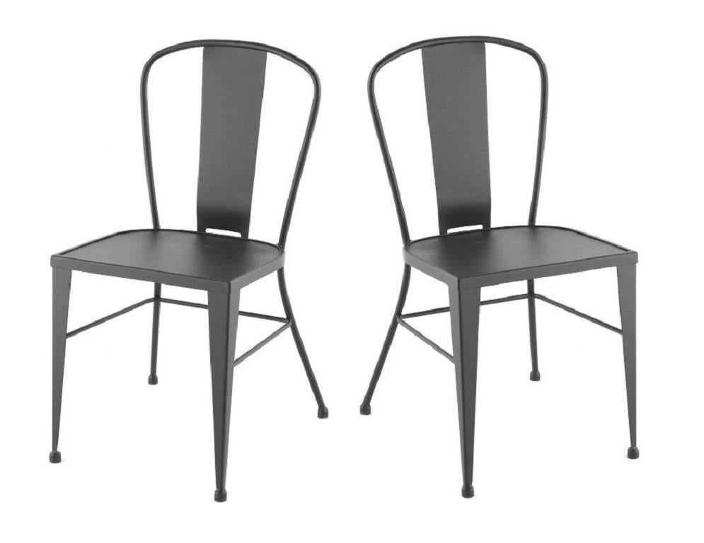 wrought iron bistro chair