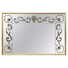 Bistro Mirror - Venetian Art Nouveau Brasserie Style
