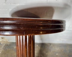 Tavolo da bistrot o con piedistallo di Joseph Hoffmann per Thonet, anni '20