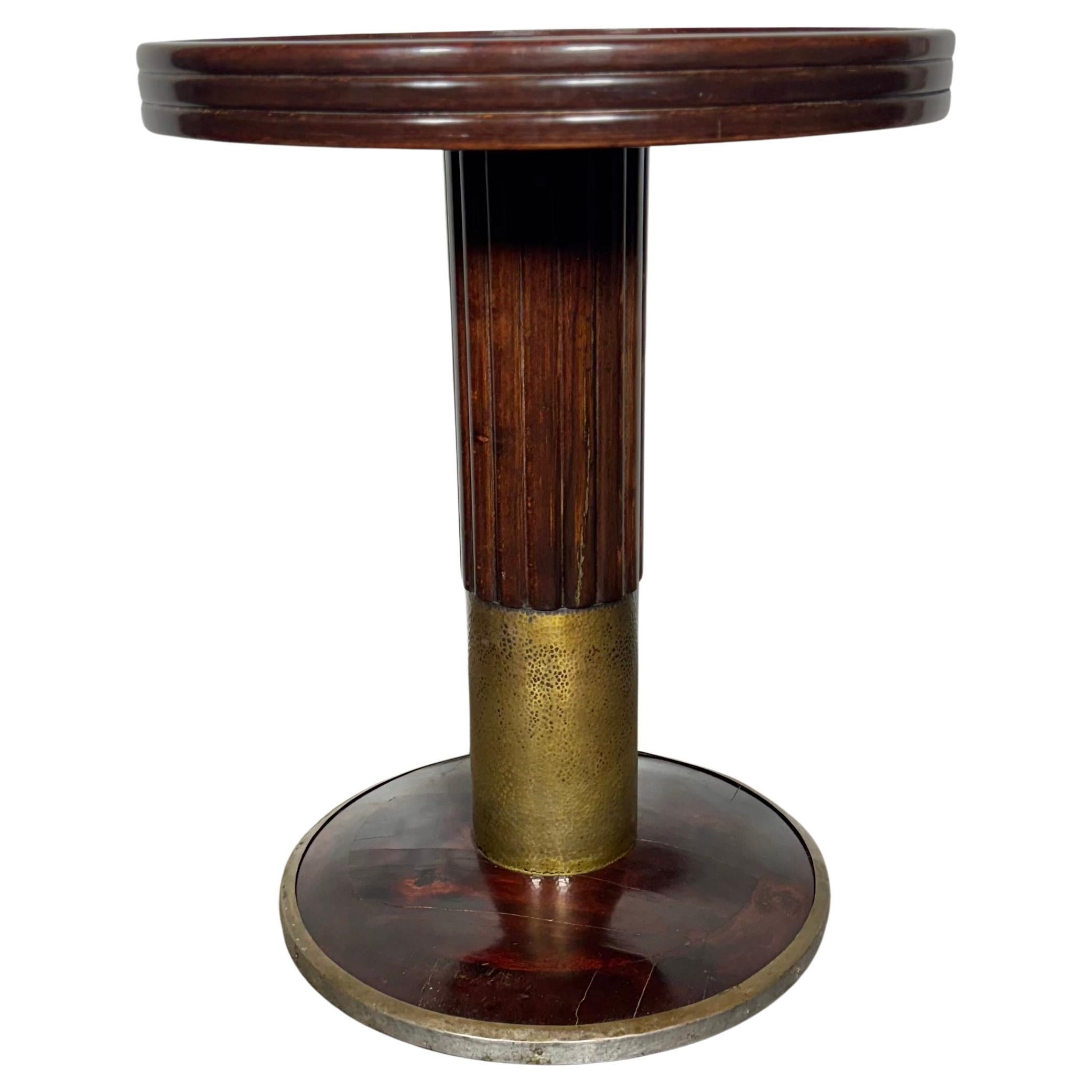 Bistro- oder Sockeltisch von Joseph Hoffmann für Thonet, 1920er Jahre