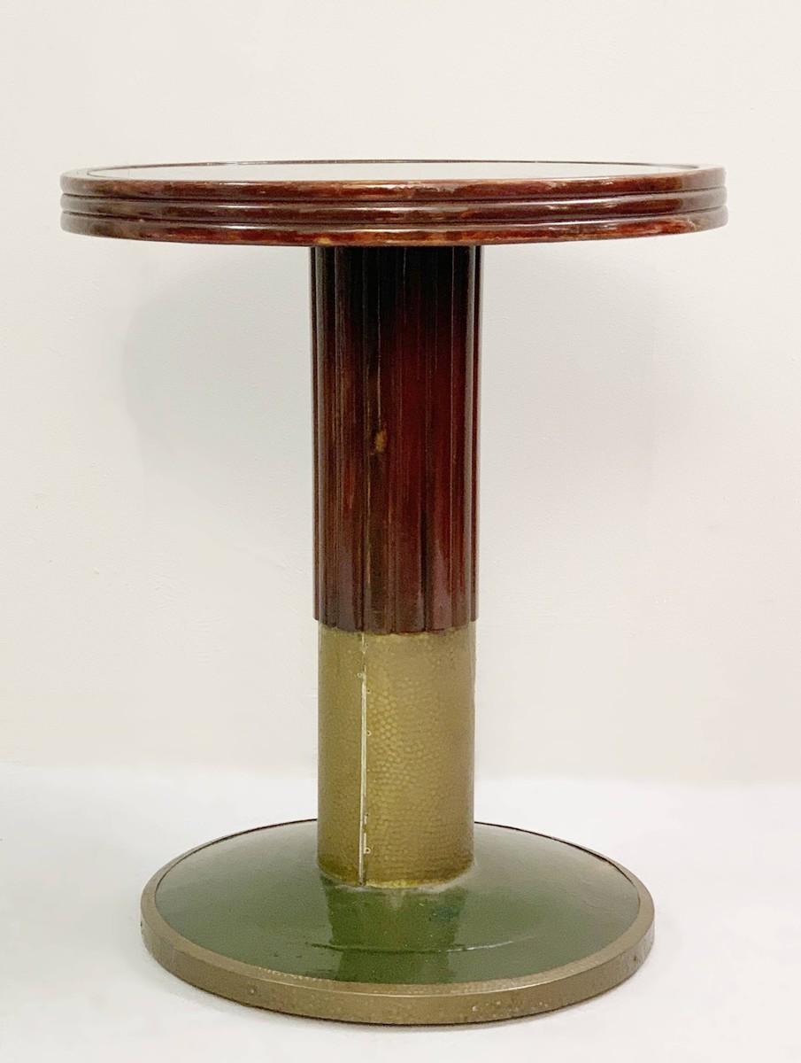 Bistro or pedestal table by Joseph Hoffmann for Thonet, 1920s.