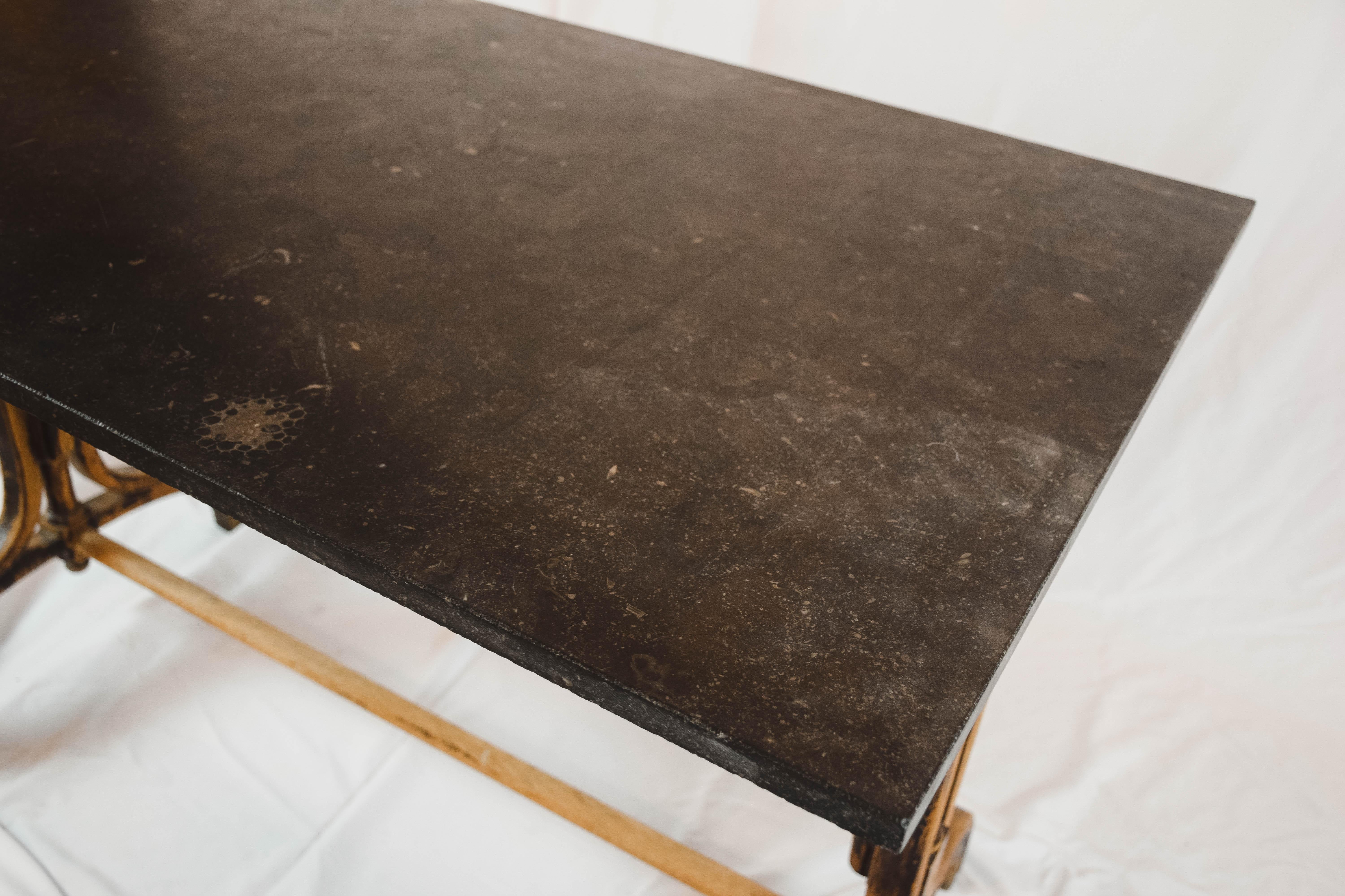 Bistro Table with Stone Top 6