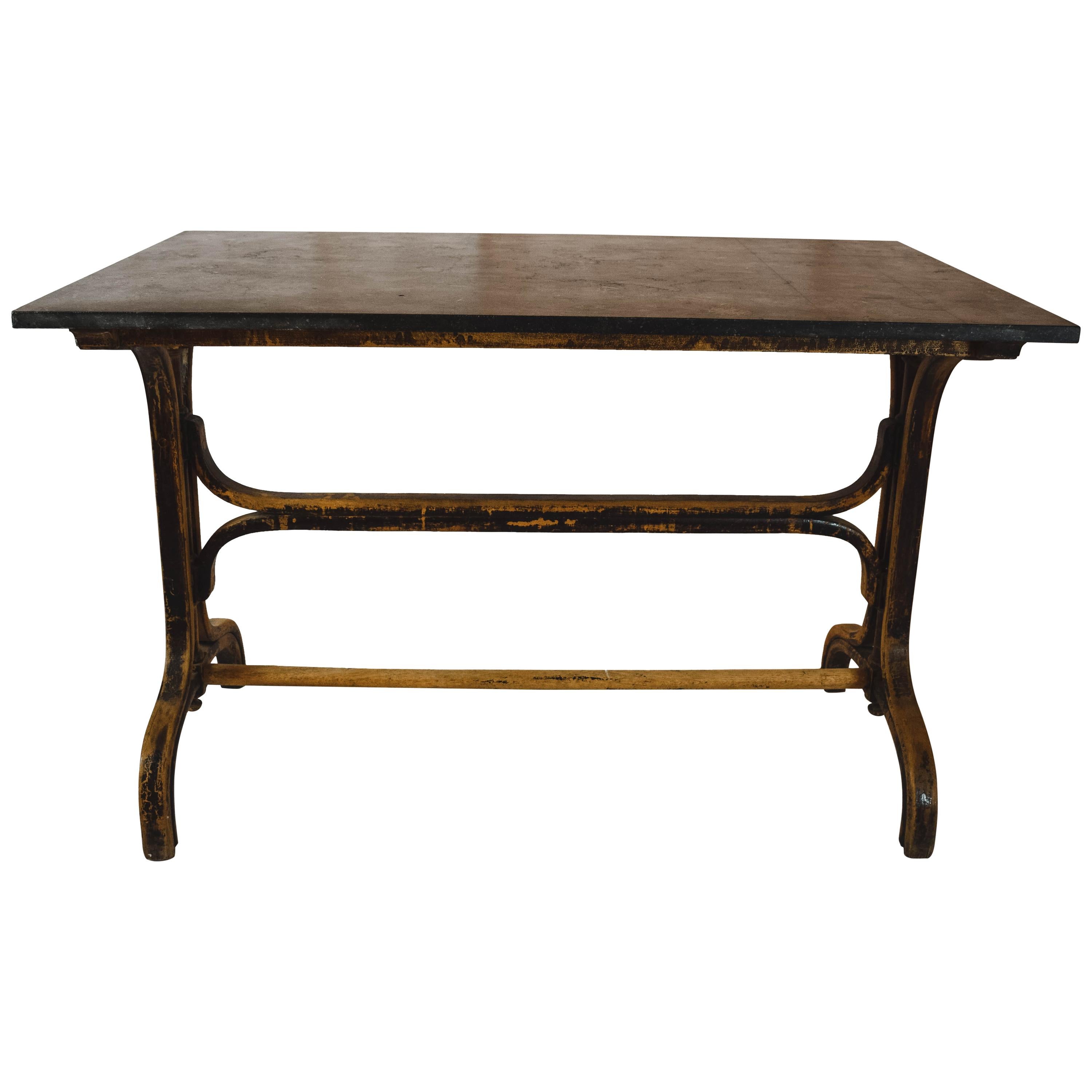 Bistro Table with Stone Top