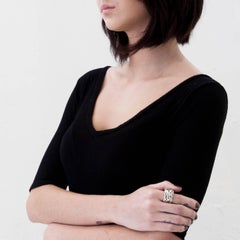 Ethereum Bitcoin Blockchain Silber Ring