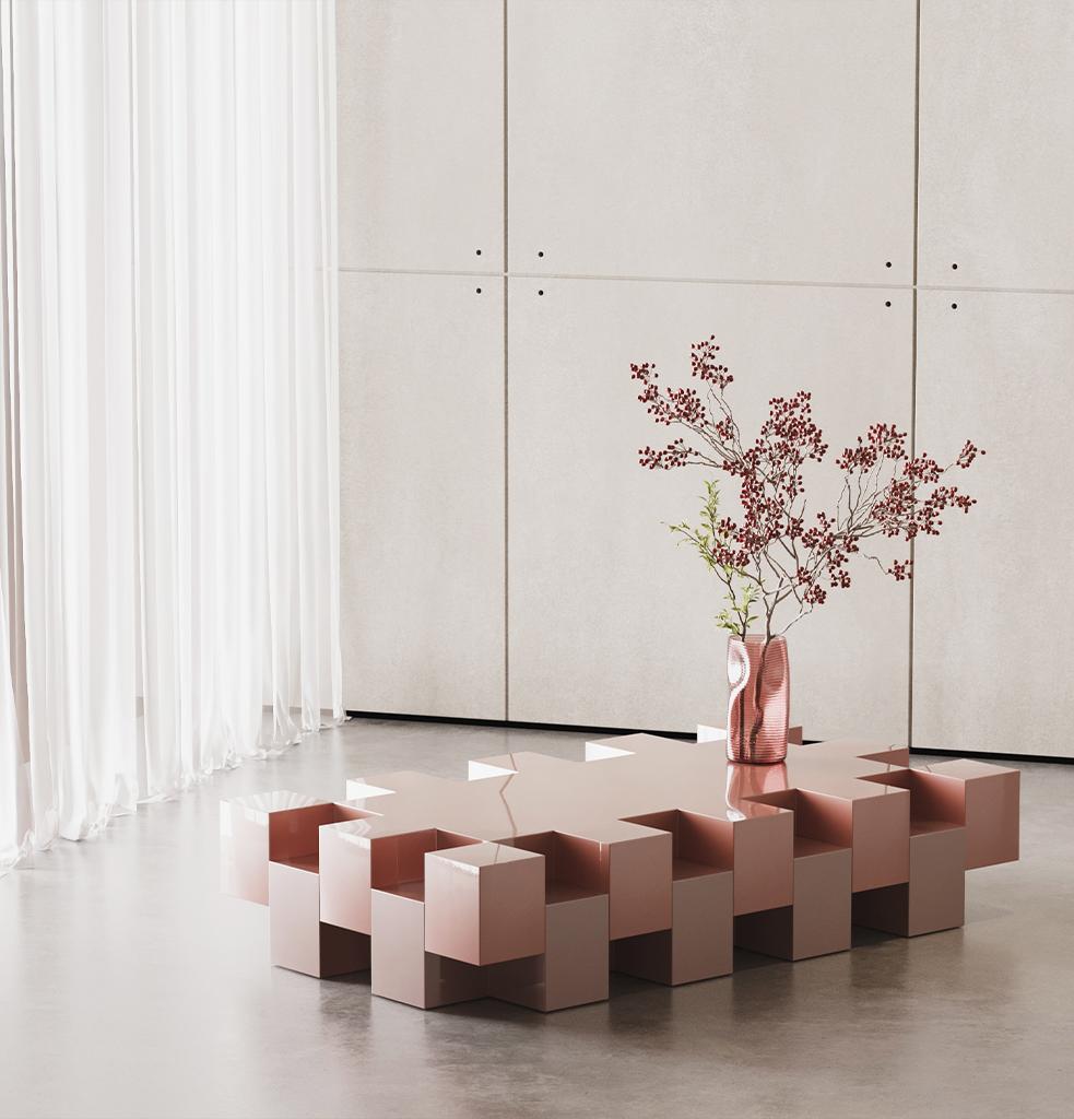 Mid-Century Modern Bite - Table basse de Hermhaus en vente