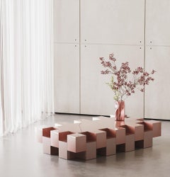 Bite Red Coffee Table in Glossy Lacquered MDF by Hermhaus