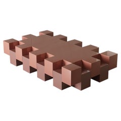 Bite Red Coffee Table in Glossy Lacquered MDF by Hermhaus