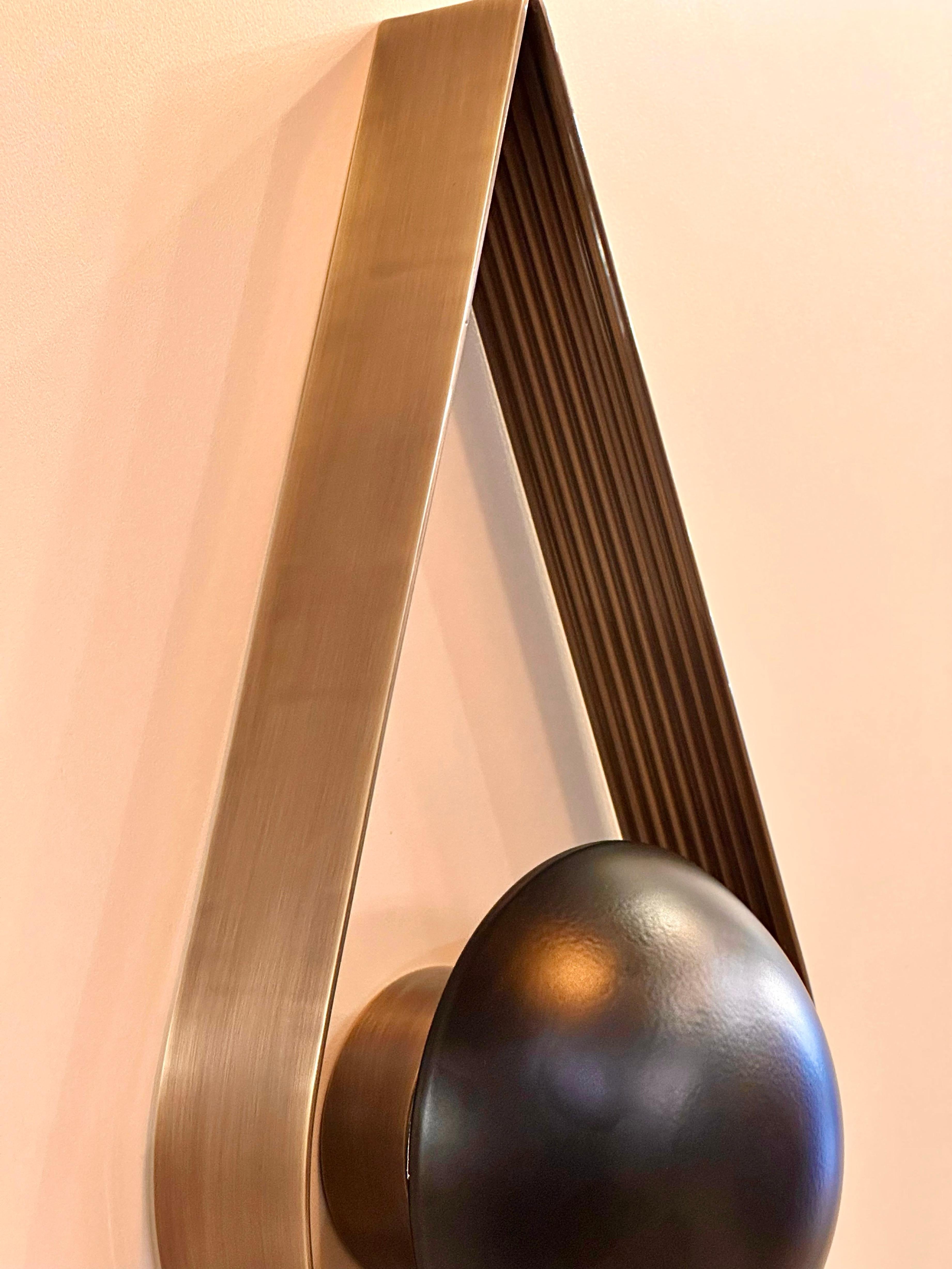 Turco Applique scultorea in ottone Bitola in vendita