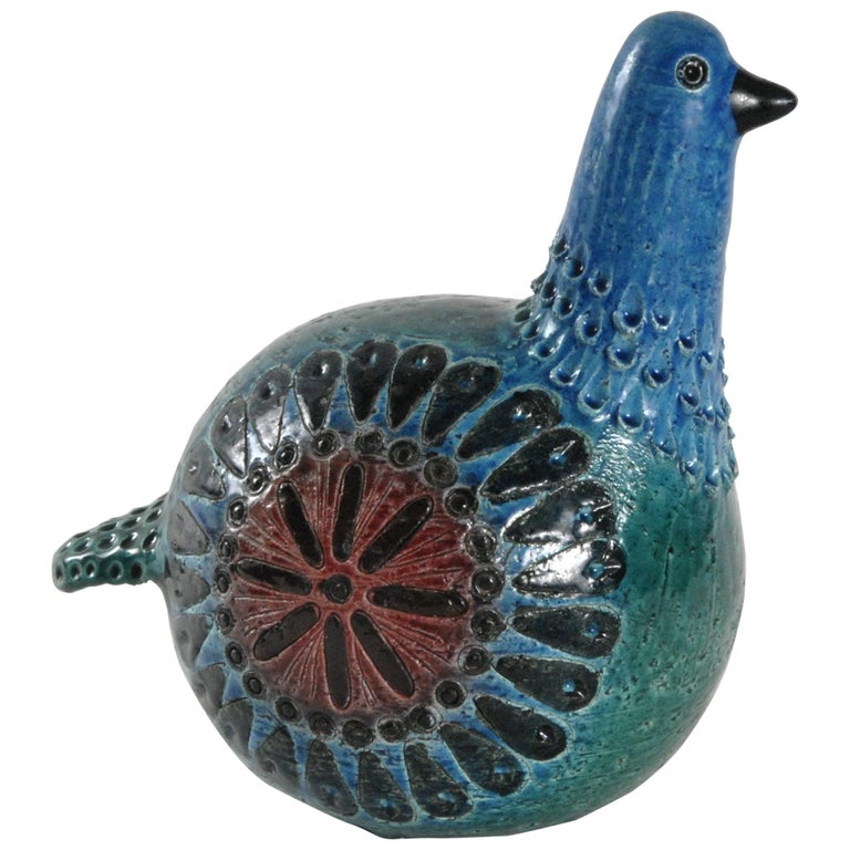 Bitossi Aldo Londi Bird in green, Italy, circa 1968 at 1stDibs