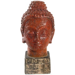 Vintage Bitossi Aldo Londi Buddha Italy, circa 1965