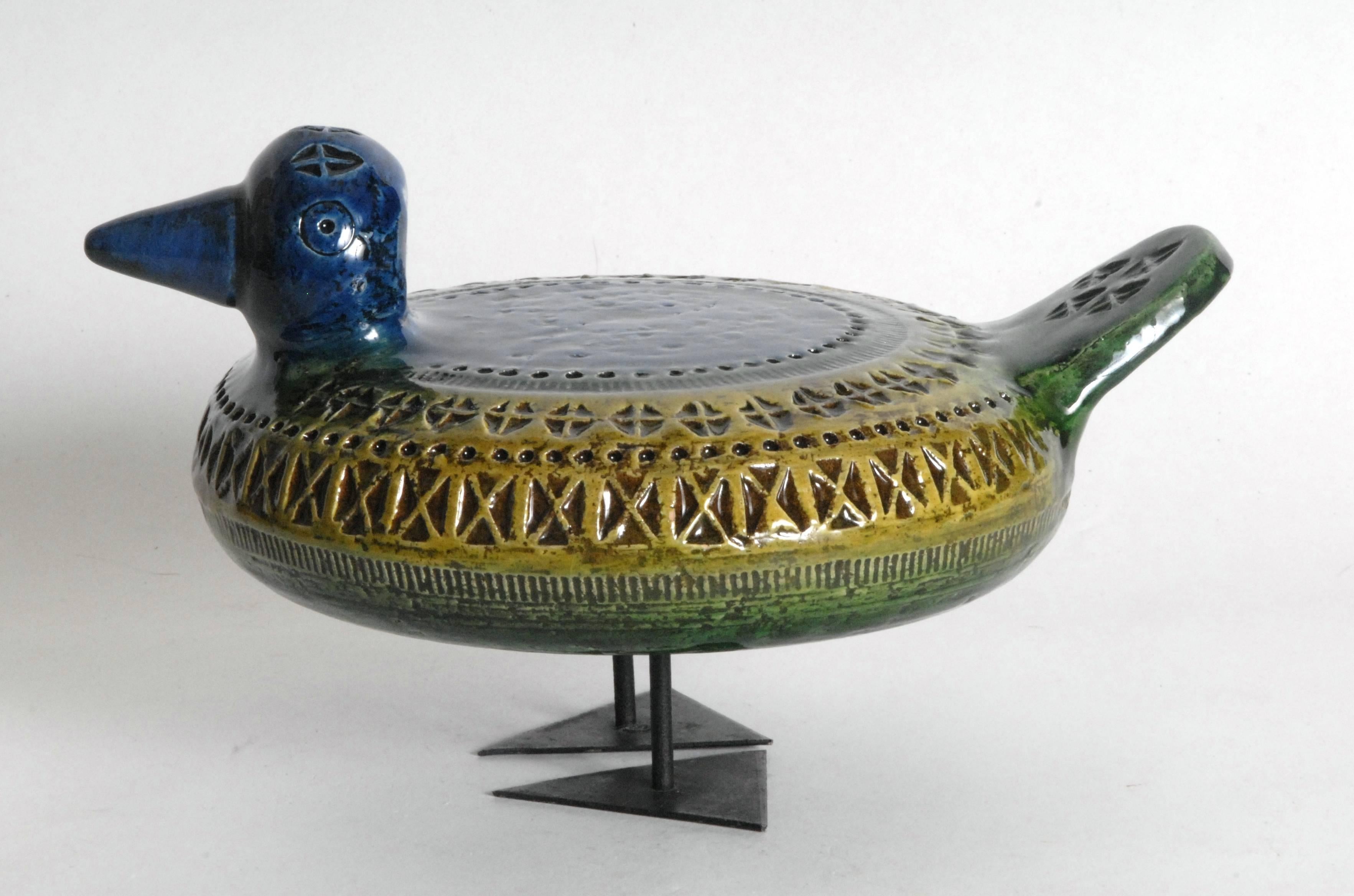 italien Bitossi Aldo Londi Duck Italie:: vers 1965