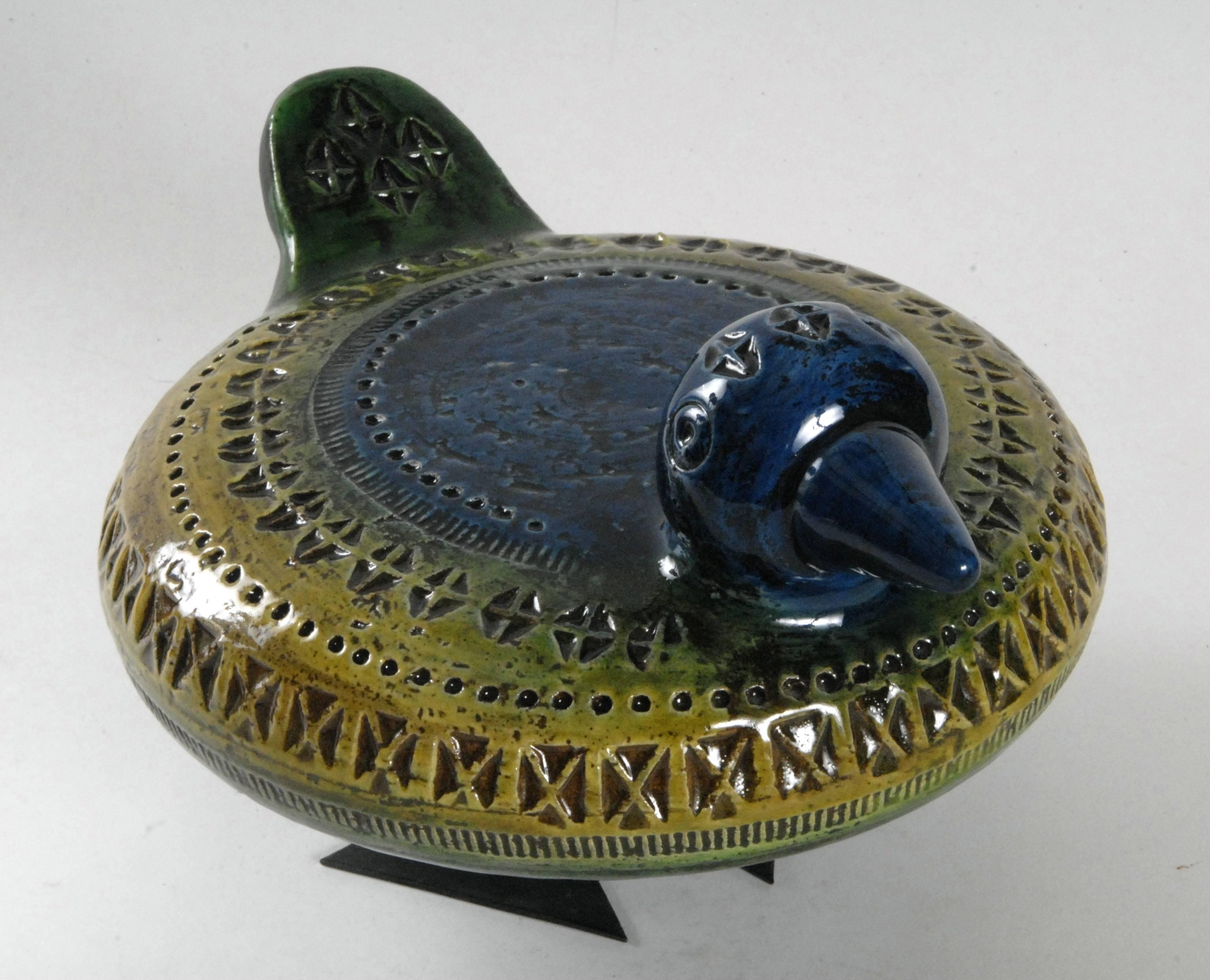 Bitossi Aldo Londi Duck Italie:: vers 1965 Excellent état à Pymble, NSW