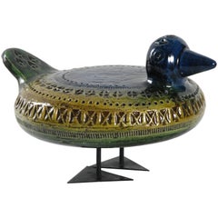 Vintage Bitossi Aldo Londi Duck Italy, circa 1965