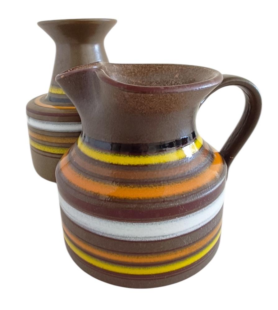 Aldo Londi ¨Fascie Colorate¨, Set di vasi e brocche, Italia 1960s in vendita 5