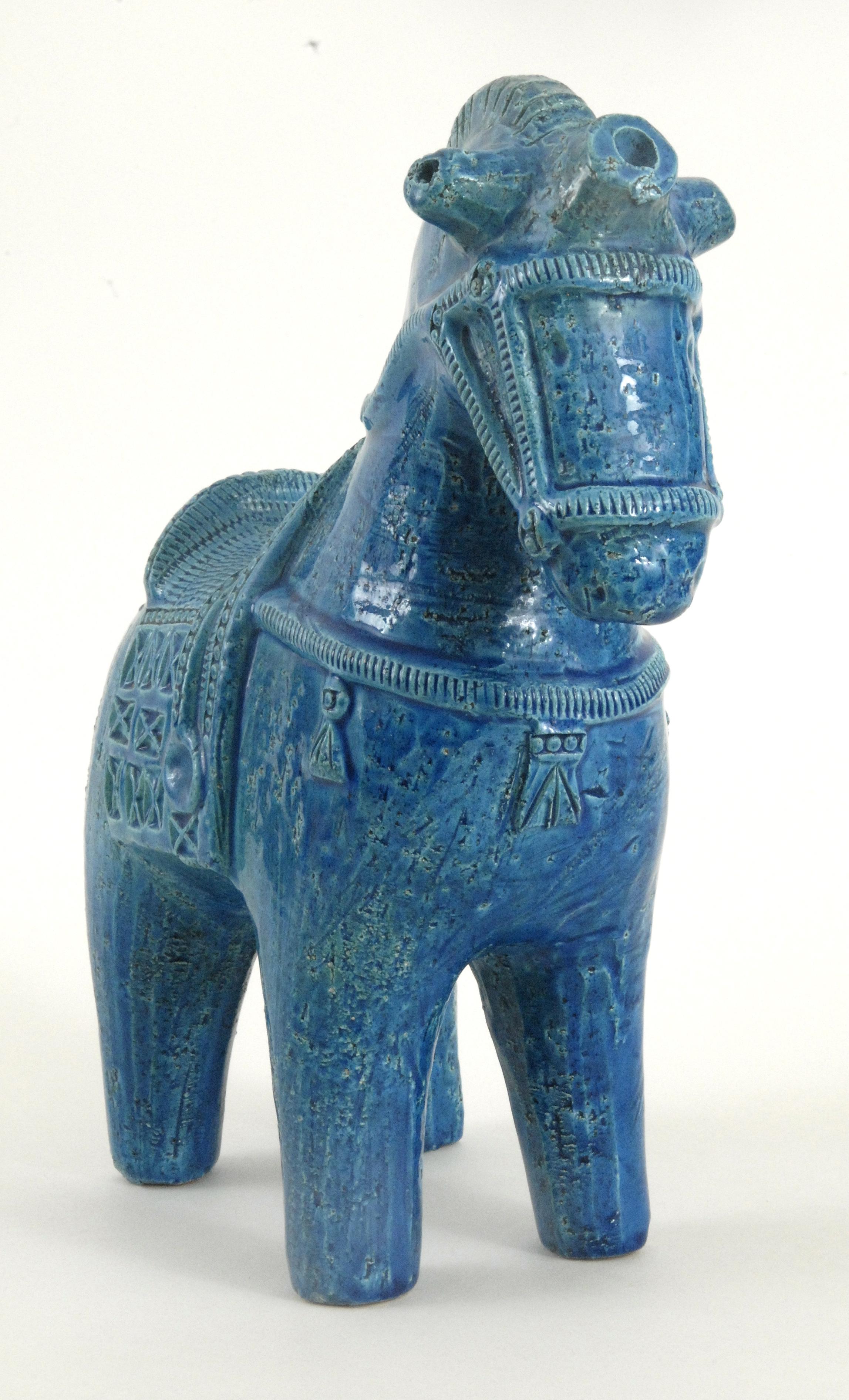 Hand-Crafted Bitossi Aldo Londi Horse Italy, circa 1968