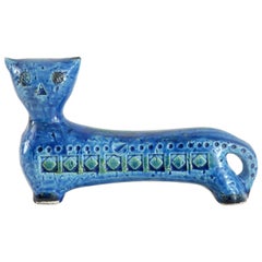 Bitossi Aldo Londi Italy 2 Faced Cat, circa 1968
