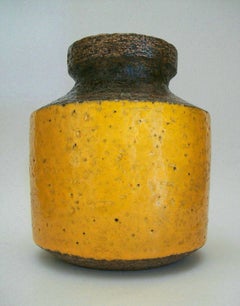 Bitossi, Aldo Londi, Mid Century Ceramic Vase, Signed, Italy, Circa 1950's