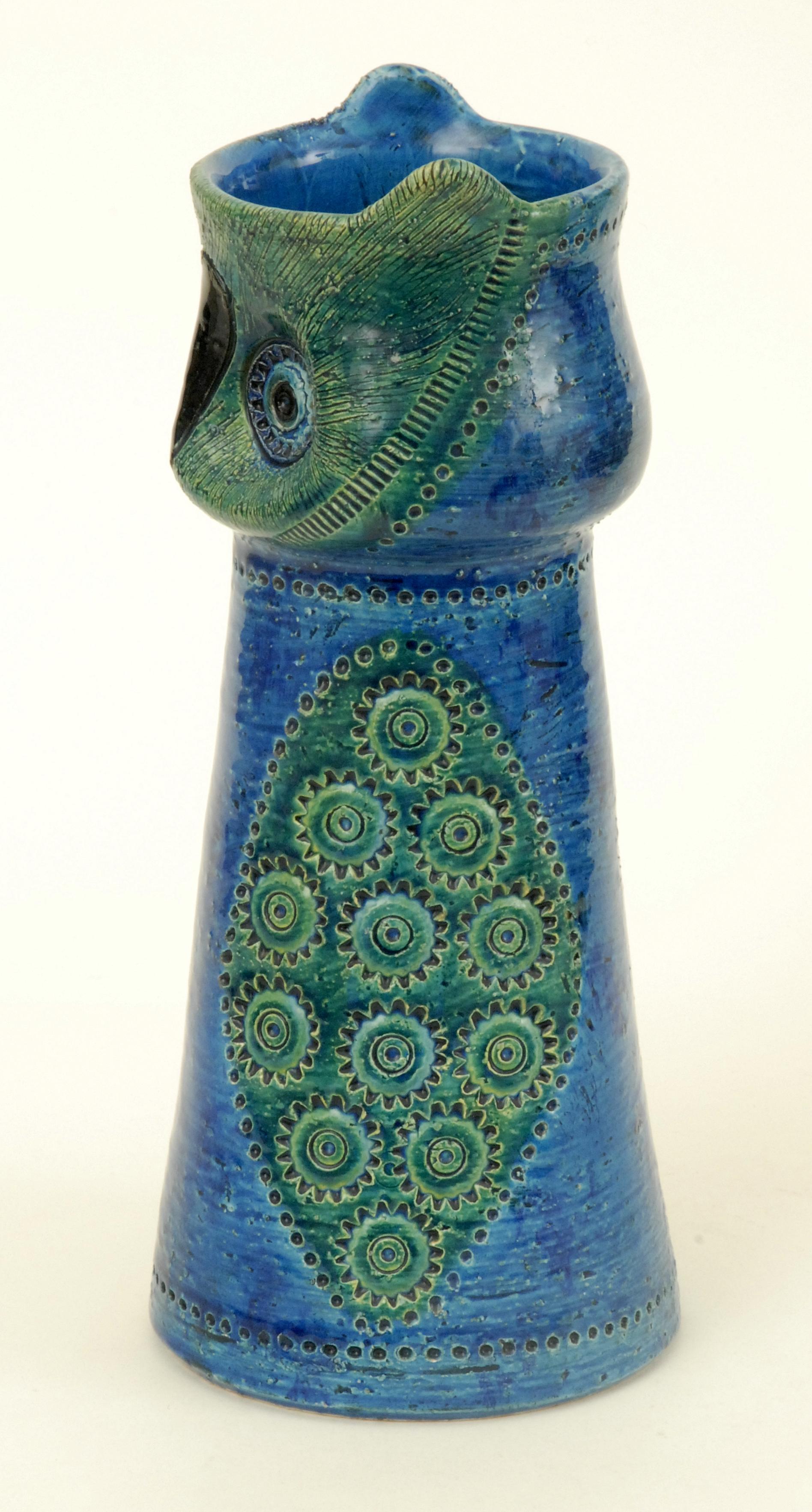 Italian Bitossi Aldo Londi Owl, Italy, circa 1968