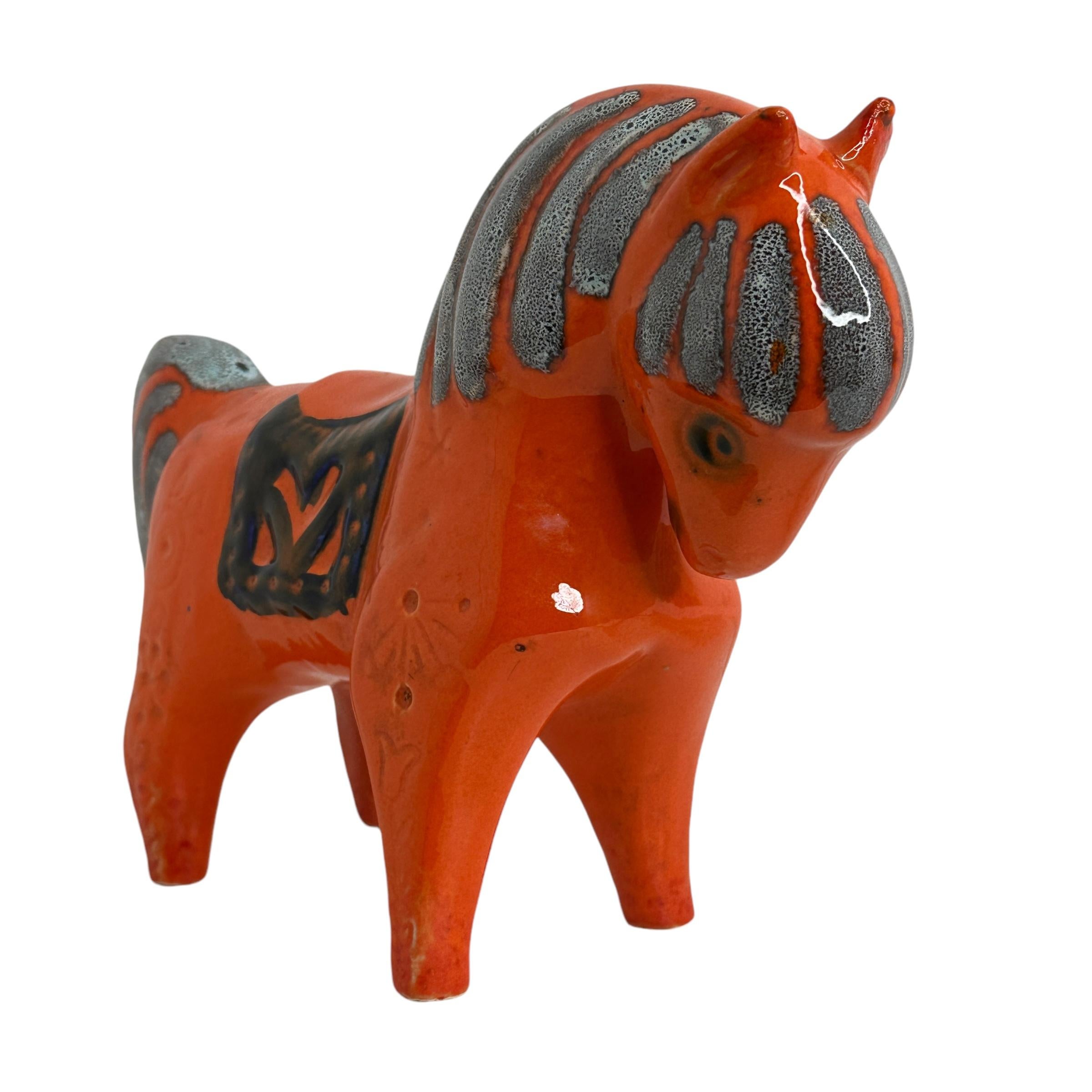 Figurine de cheval et de poney de style Aldo Londi, Italie, vers les années 1960 Bon état - En vente à Nuernberg, DE