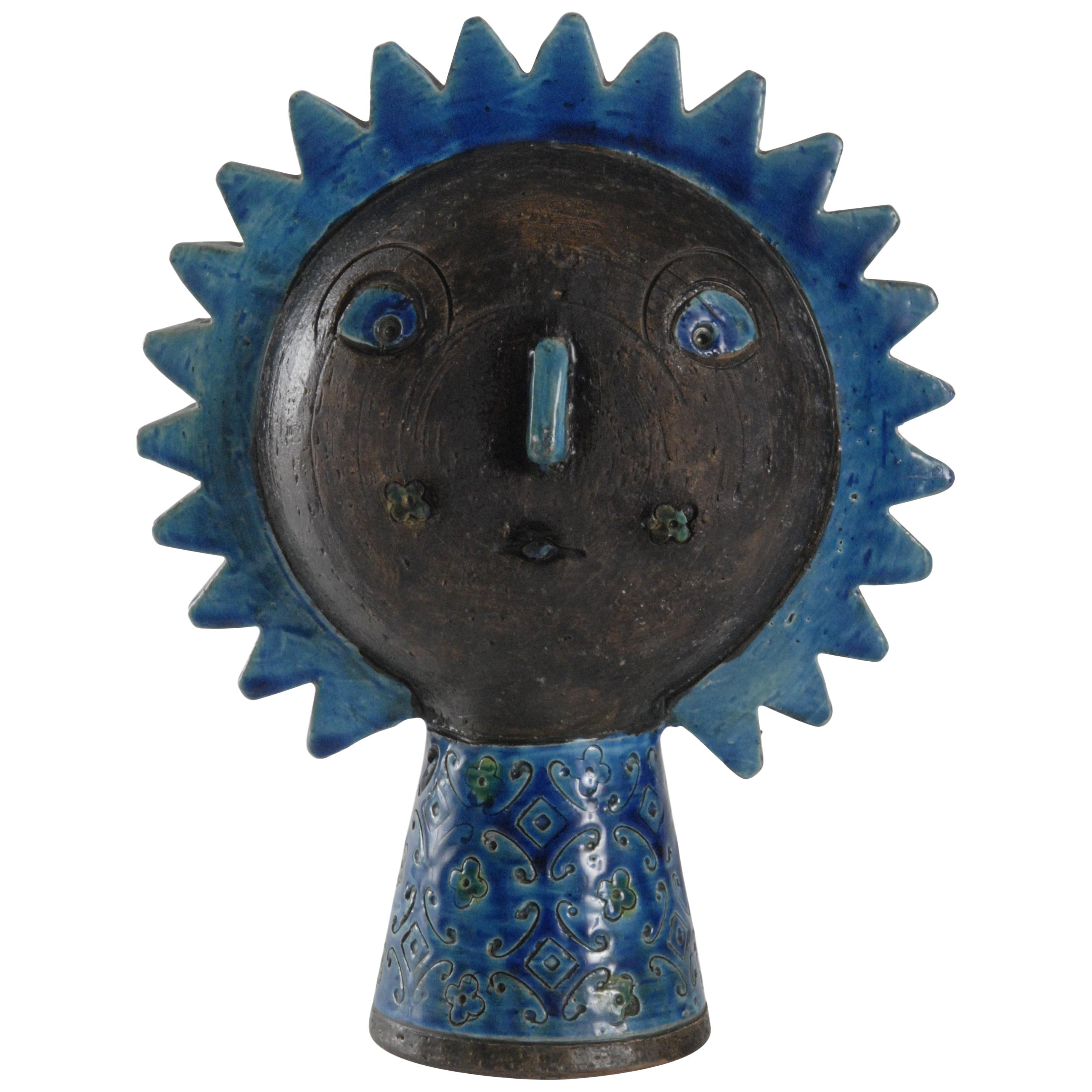 Bitossi Aldo Londi Sun Head Italy, circa 1965
