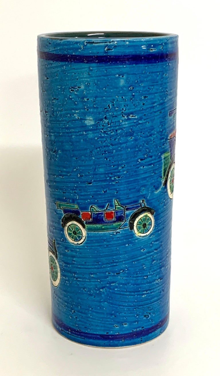 Bitossi Aldo Londi Vintage Car Cylinder Vase, Italy, c1968 at 1stDibs vintage car vase
