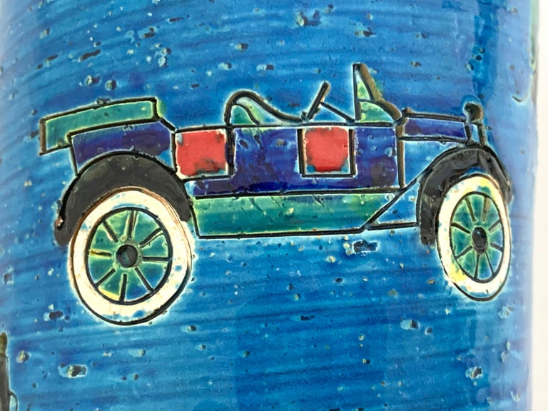 Bitossi Aldo Londi Vintage Car Cylinder Vase, Italy, c1968 at 1stDibs vintage car vase