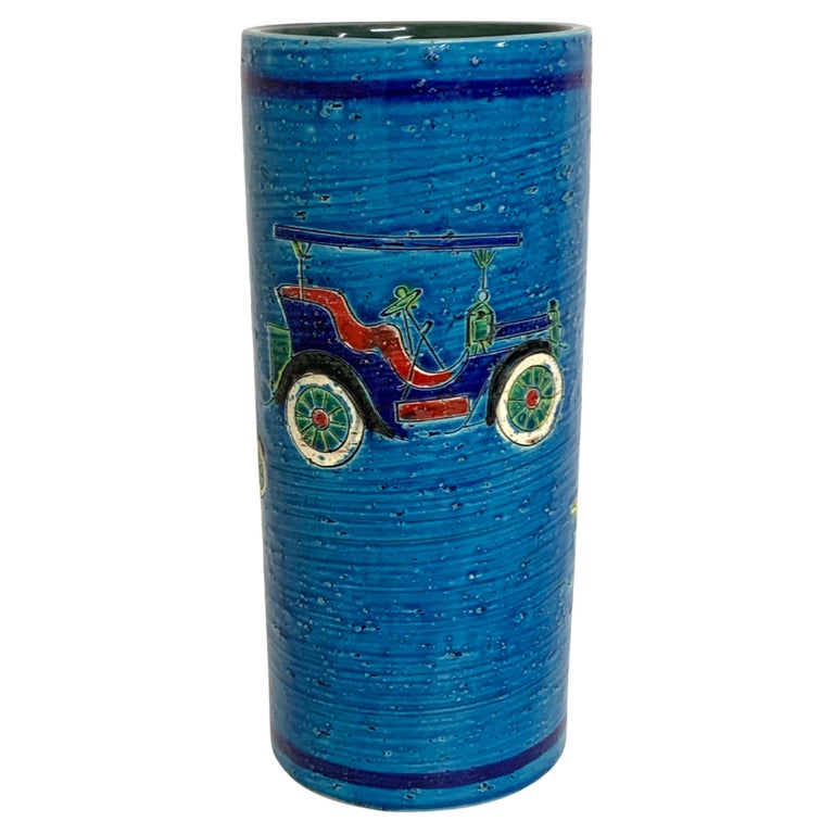 Bitossi Aldo Londi Vintage Car Cylinder Vase, Italy, c1968 at 1stDibs vintage car vase