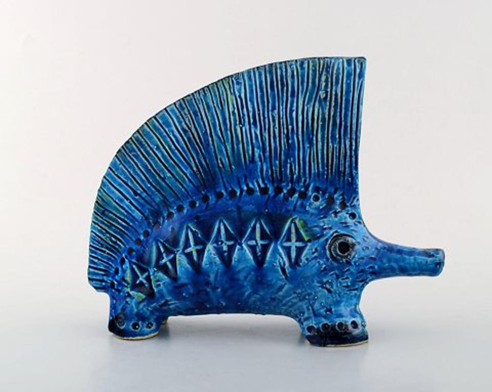 Bitossi, Anteater in Rimini blue ceramics, designed by Aldo Londi.
Stamped. 1960s.
Measures: 17 cm. x 13 cm.
In perfect condition.