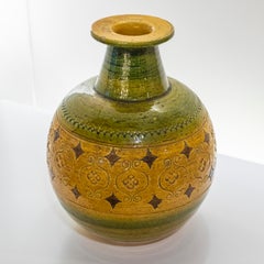 Bitossi Arabesque Ceramic Vase Italy 1960s by Aldo Londi