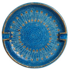 Bitossi Ashtray, Ceramic Safety Pins, Signed Bitossi Ashtray, Ceramic Safety Pins, Signed